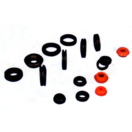 Miscellaneous pieces of rubber